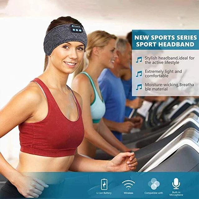 Music Headband Bluetooth Summer Breathable Sports Headbands Running Wireless Band Athletic Custom Sleep Headphone Band